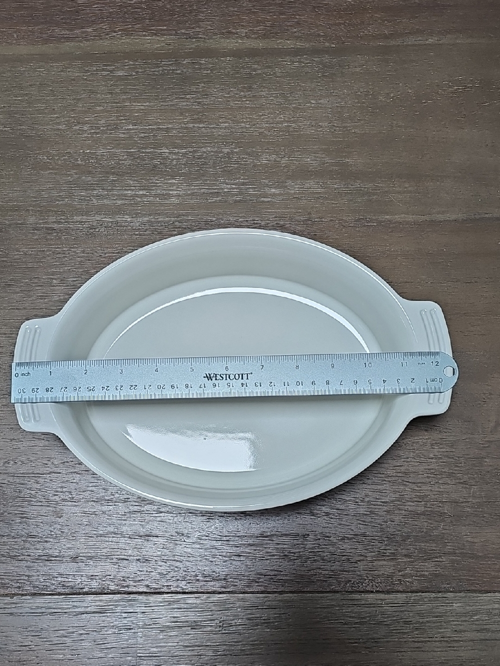 NWOB Le Creuset White Baking Dish with Handles
